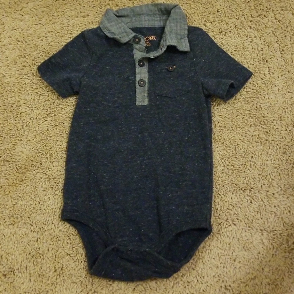 Baby boy polo onesie